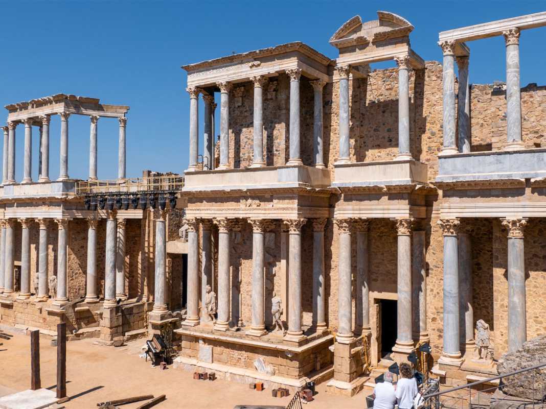 historische bauwerke, spanien, mérida,