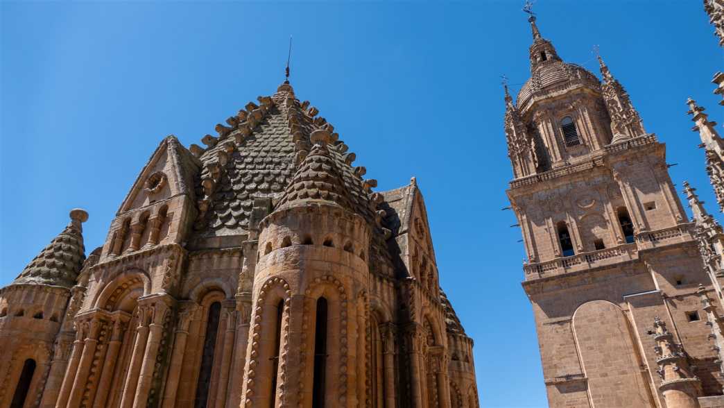 historische bauwerke, spanien, salamanca, alte kathedrale, Catedral Vieja de Santa María del Asedio