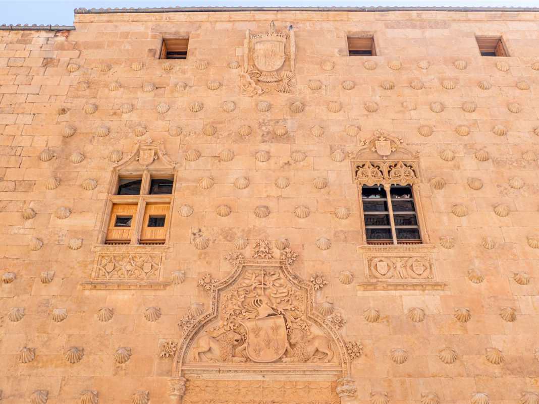 historische bauwerke, spanien, salamanca, casa de las conchas, Muschelhaus