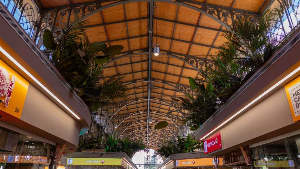 historische bauwerke, spanien, saragossa, markthalle, mercado central de zaragoza