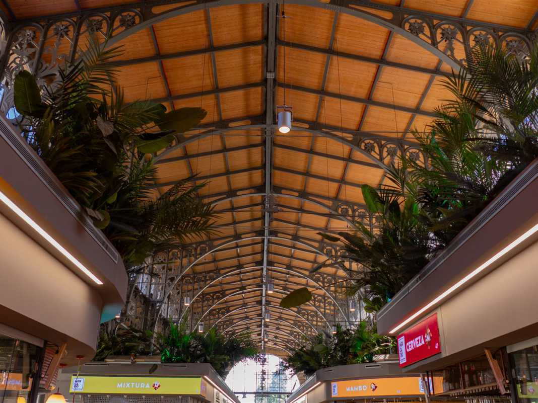 historische bauwerke, spanien, saragossa, markthalle, mercado central de zaragoza
