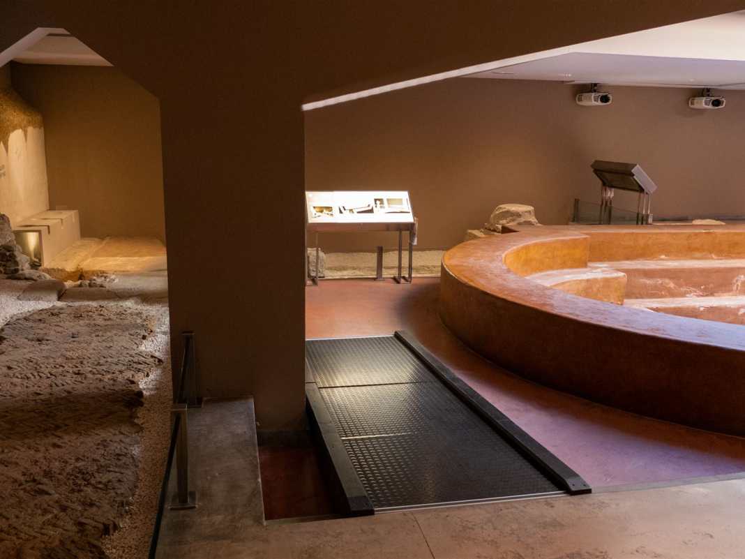 historische bauwerke, spanien, saragossa, römisches bad, roemische therme