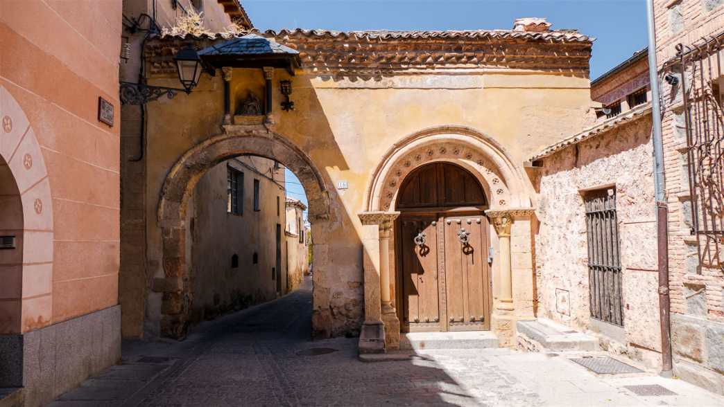 historische bauwerke, spanien, segovia, tor, peurta de la claustra