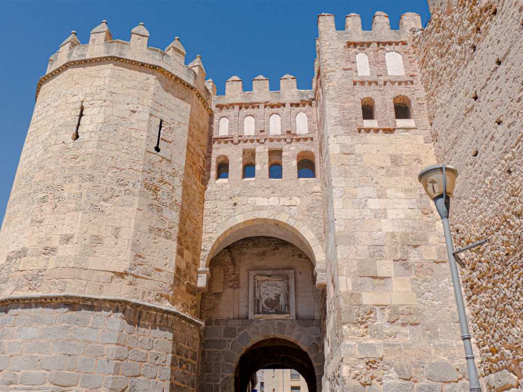 historische bauwerke, spanien, segovia, tor, puerta de san andres