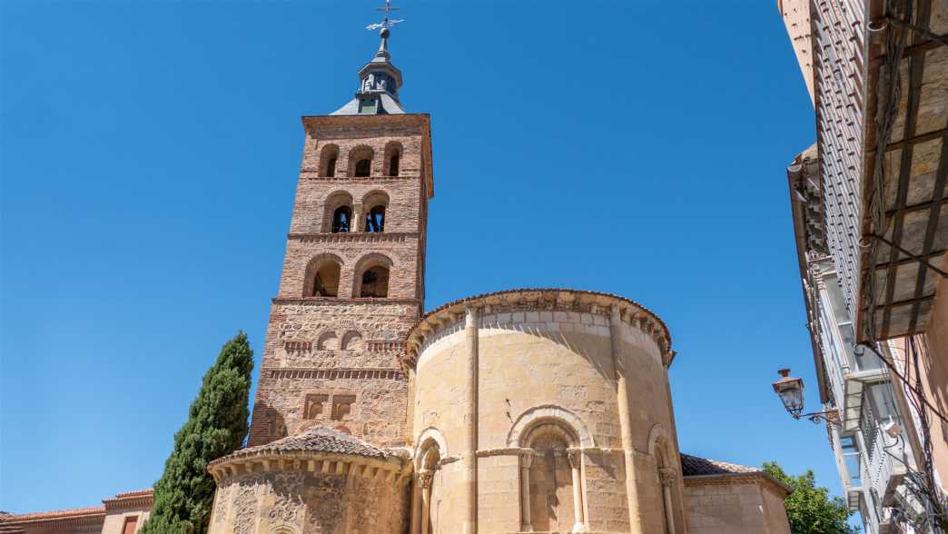 historische bauwerke, spanien, segovia, kirche, san andres