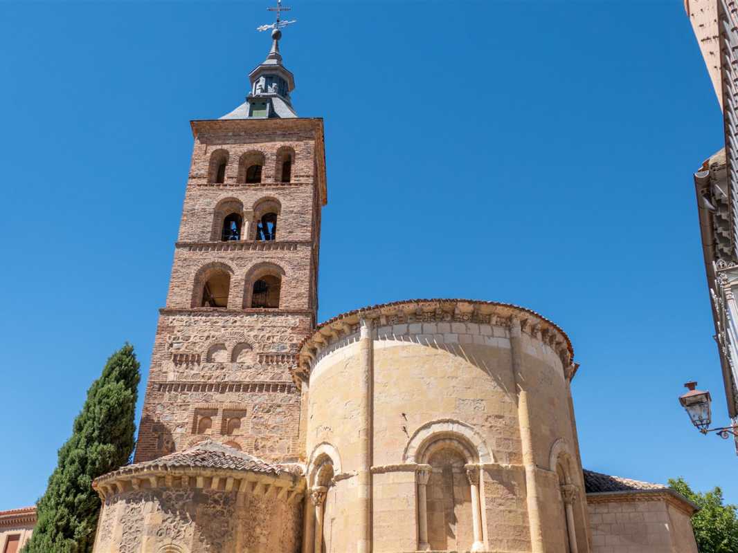 historische bauwerke, spanien, segovia, kirche, san andres
