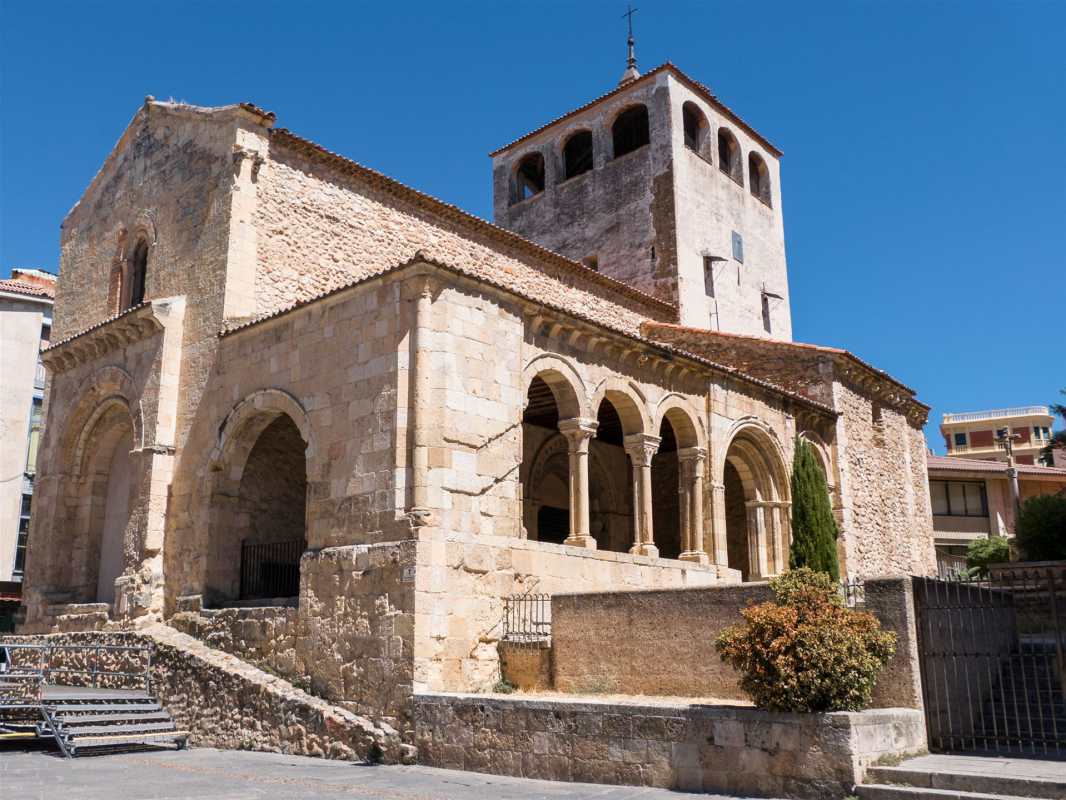 historische bauwerke, spanien, segovia, kirche, san clemente