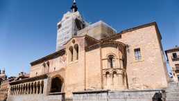 historische bauwerke, spanien, segovia, kirche, san martin