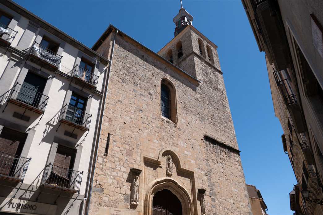 historische bauwerke, spanien, segovia, kirche, san miguel