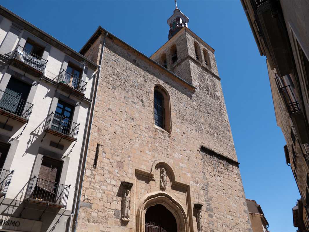 historische bauwerke, spanien, segovia, kirche, san miguel