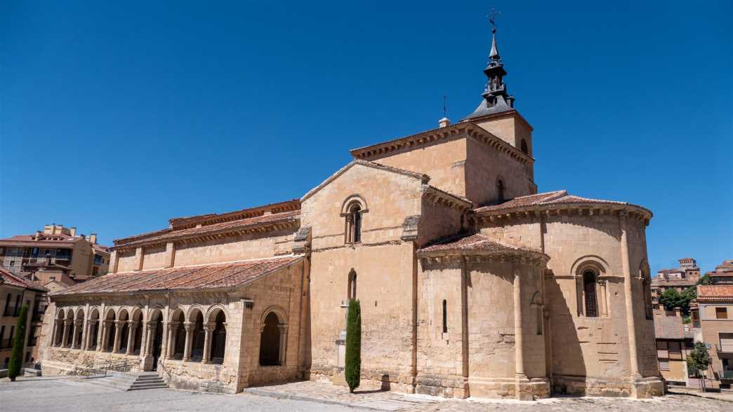 historische bauwerke, spanien, segovia, kirche, san millan