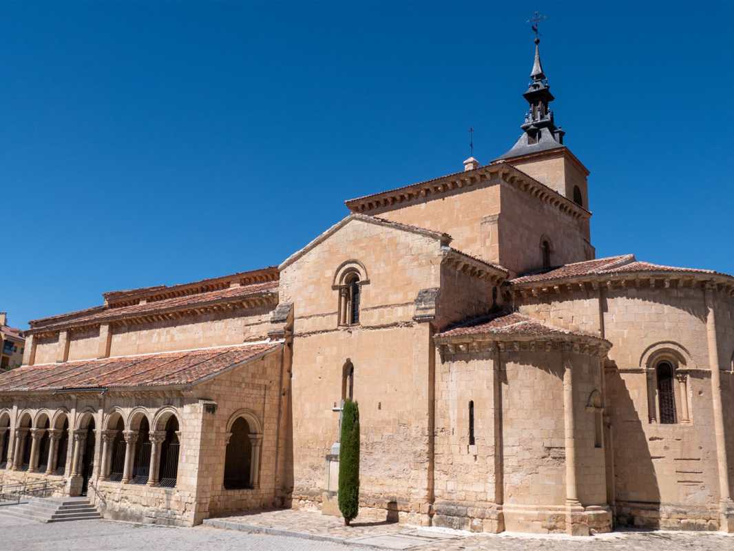 historische bauwerke, spanien, segovia, kirche, san millan