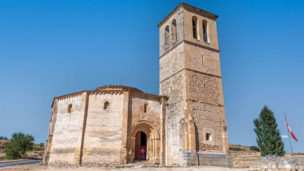 historische bauwerke, spanien, segovia, iglesia de la vera cruz, kirche, templer