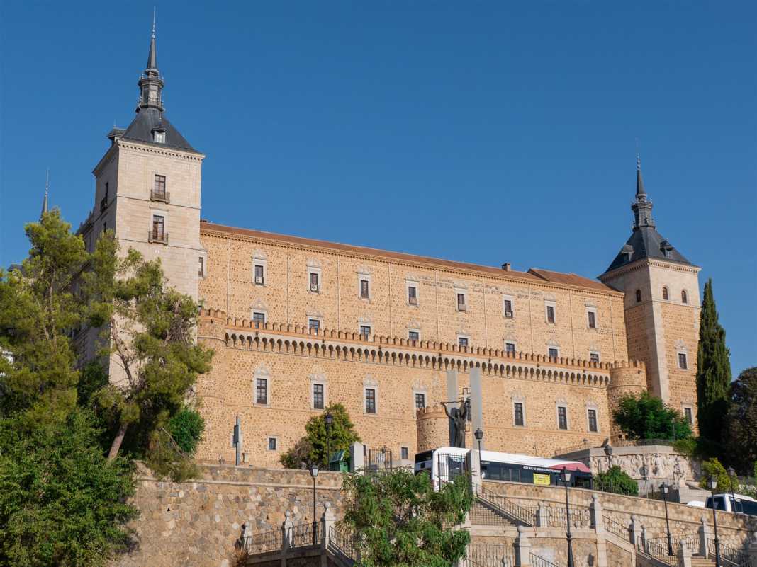 historische bauwerke, spanien, toledo, alcazar