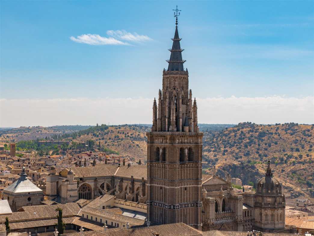 historische bauwerke, spanien, toledo, kathedrale, kirche, Santa María de la Asunción