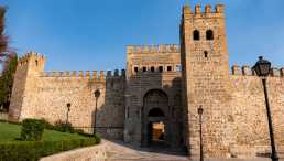 historische bauwerke, spanien, toledo, stadttor, stadtmauer, alfonso VI. , antigua, bisagra