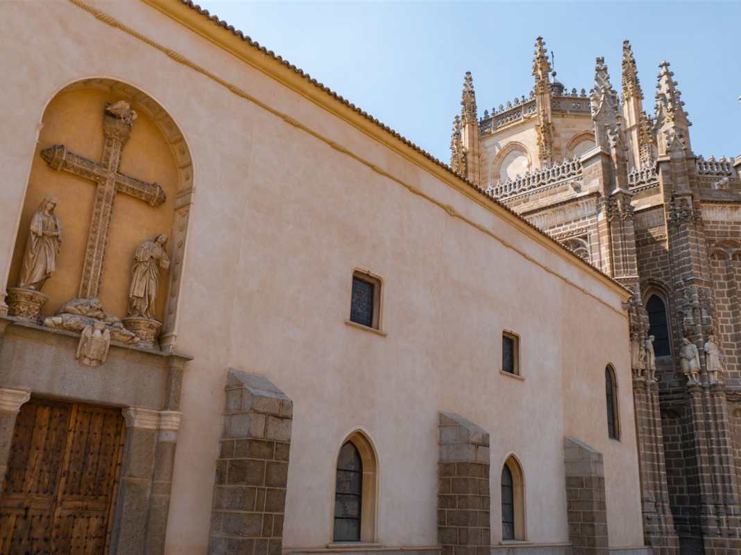 historische bauwerke, spanien, toledo, kloster, kirche, san juan de los reyes