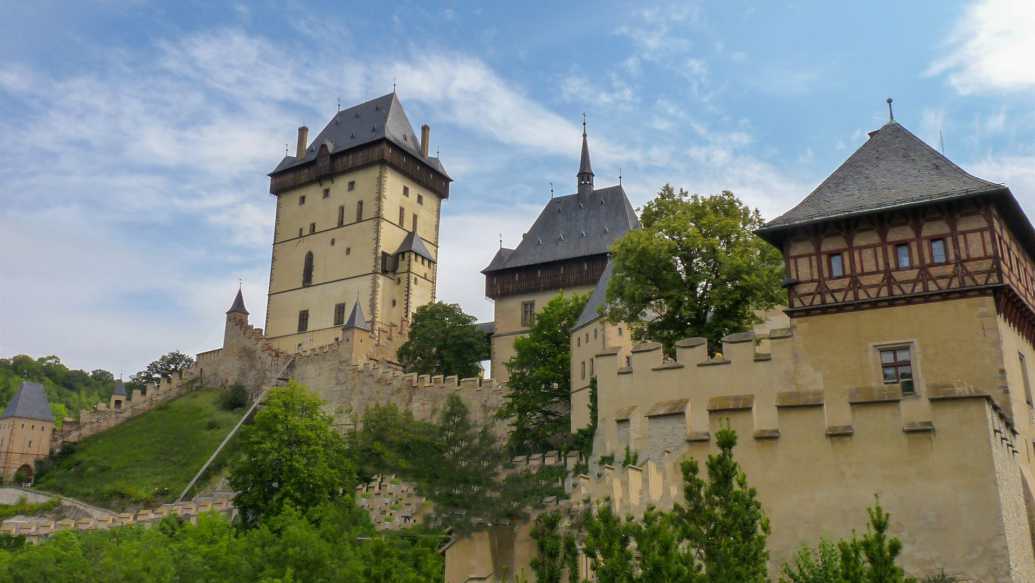 Historische Bauwerke, Karlstejn, Tschechien, Burg