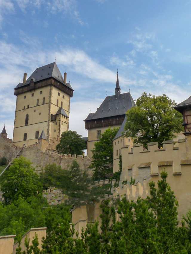Historische Bauwerke, Karlstejn, Tschechien, Burg
