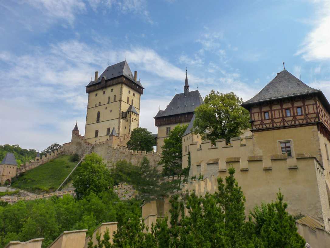 Historische Bauwerke, Karlstejn, Tschechien, Burg